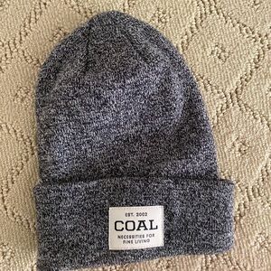 Coal beanie like new